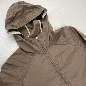 Columbia Hooded Lightweight Jacket Women’s M Cotton Blend Spring Casual Brown